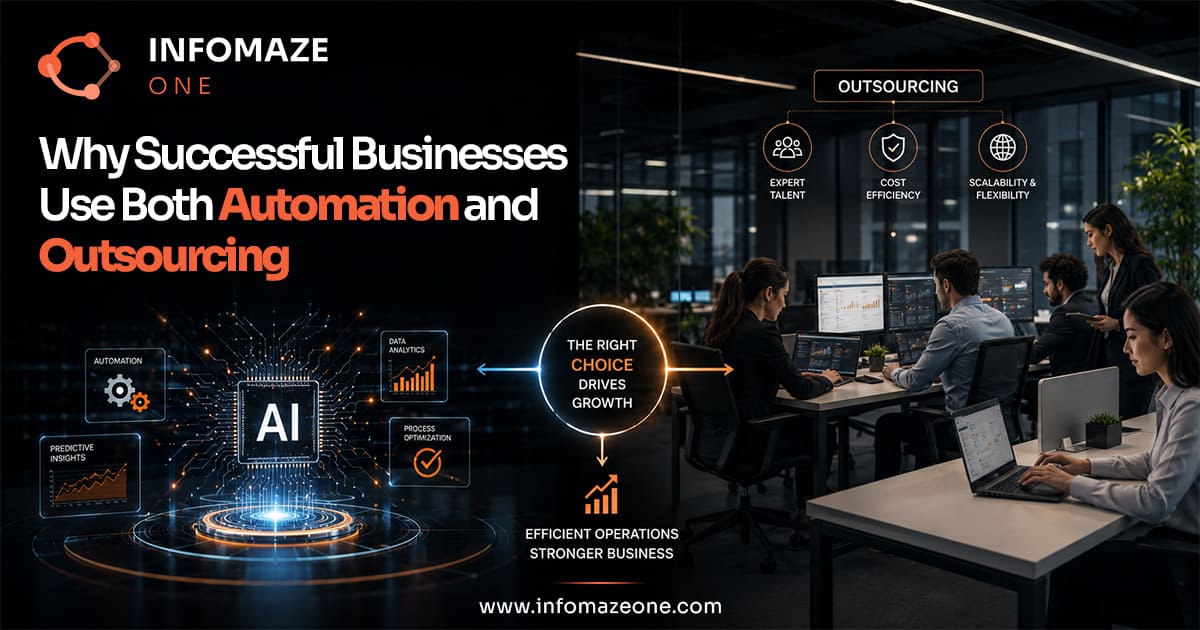 Successful Businesses Use Both Automation and Outsourcing